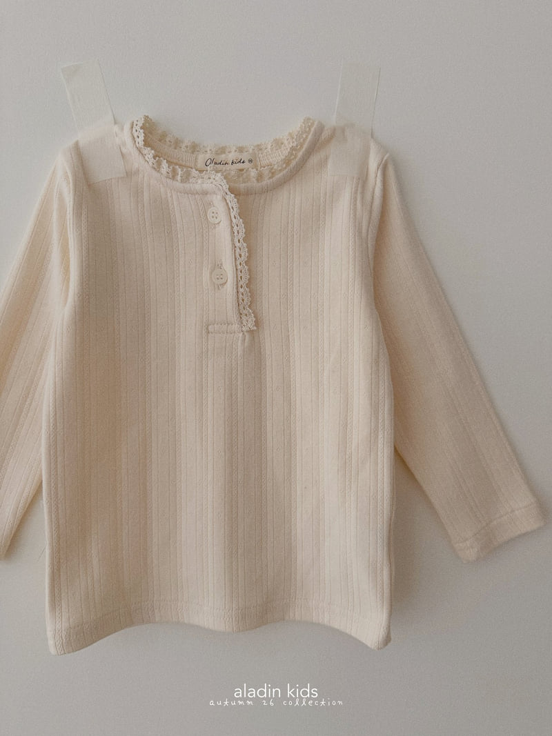 Aladin - Korean Children Fashion - #childrensboutique - Soft Button Tee - 4