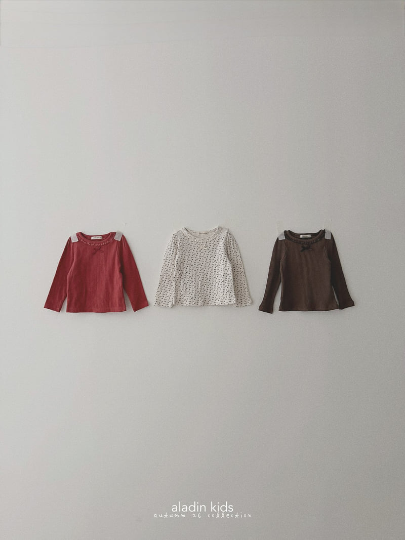 Aladin - Korean Children Fashion - #designkidswear - Eyelet Puff Tee - 4