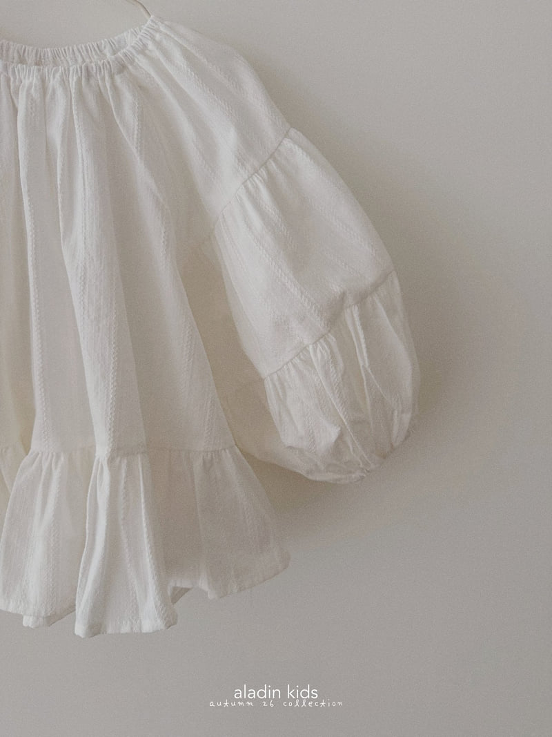 Aladin - Korean Children Fashion - #fashionkids - Puff Shirring Blouse - 11