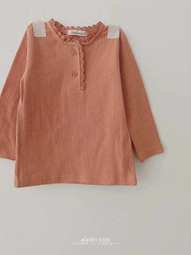 Aladin - Korean Children Fashion - #fashionkids - Soft Button Tee - 6