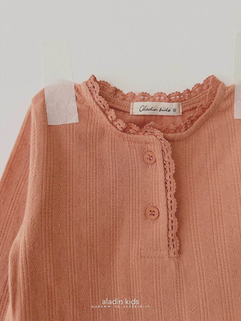Aladin - Korean Children Fashion - #kidsshorts - Soft Button Tee - 7