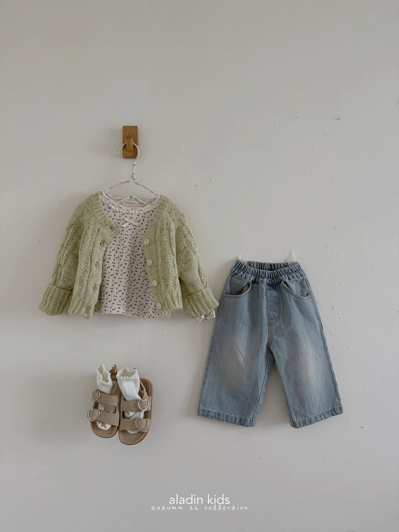 Aladin - Korean Children Fashion - #kidsstore - Eyelet Puff Tee - 7