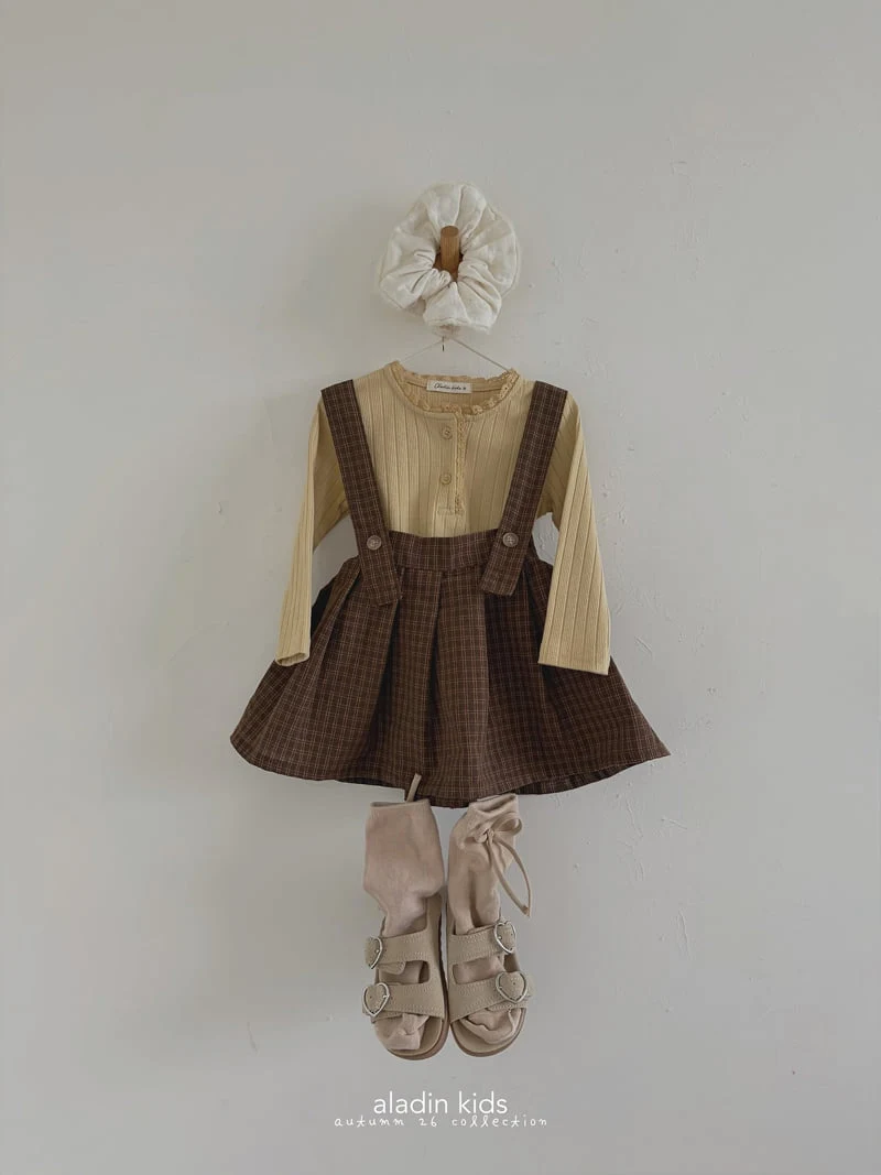 Aladin - Korean Children Fashion - #kidsshorts - Suspender Skirt - 4
