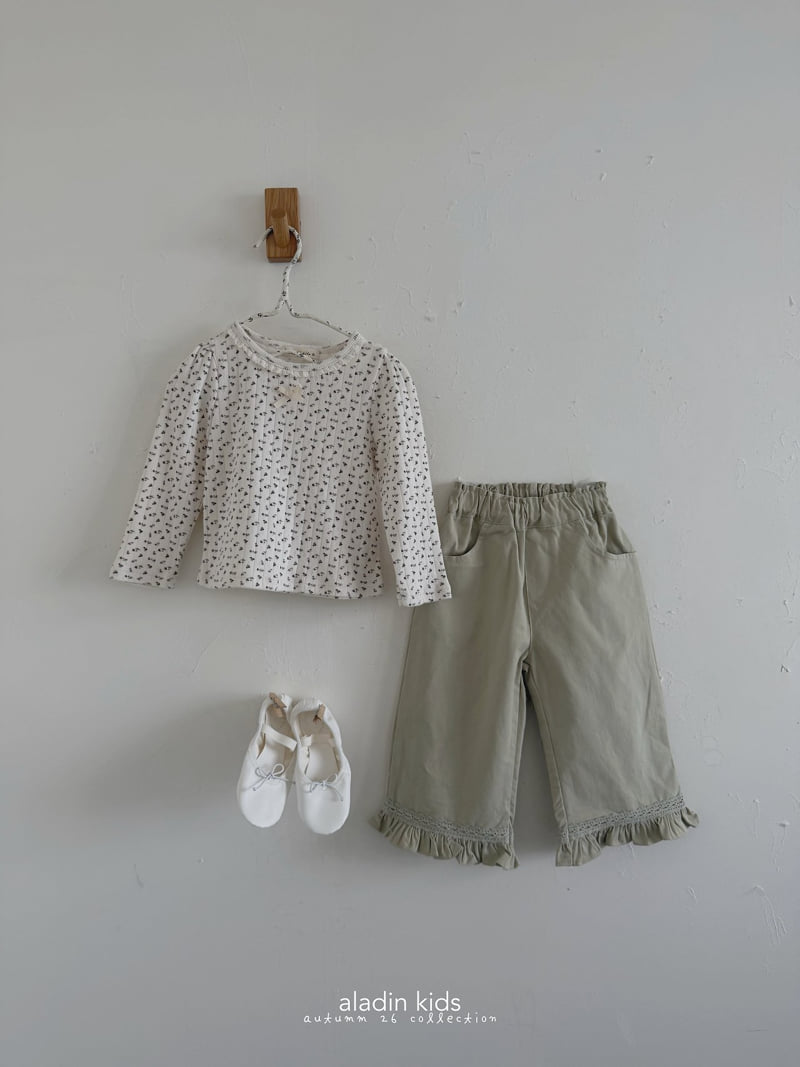 Aladin - Korean Children Fashion - #kidzfashiontrend - Eyelet Puff Tee - 8