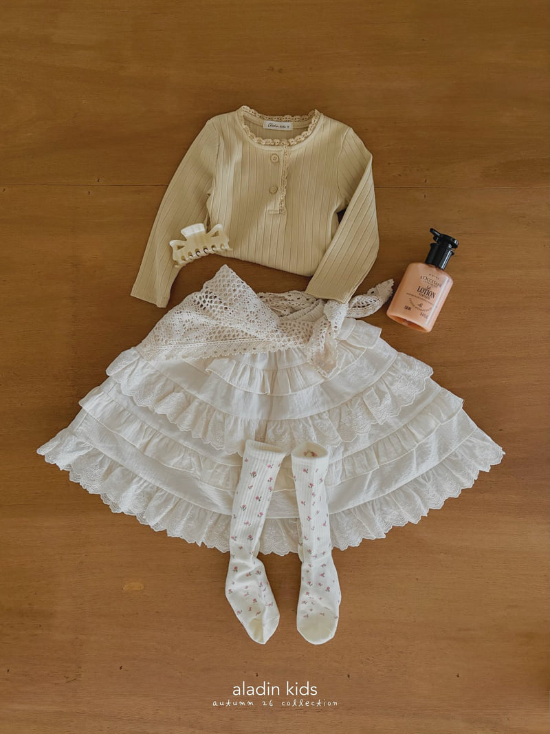 Aladin - Korean Children Fashion - #kidzfashiontrend - Soft Button Tee - 9