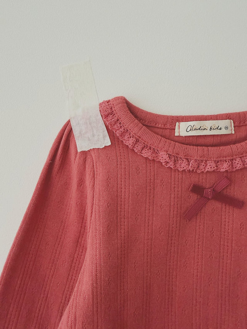 Aladin - Korean Children Fashion - #minifashionista - Eyelet Puff Tee - 12