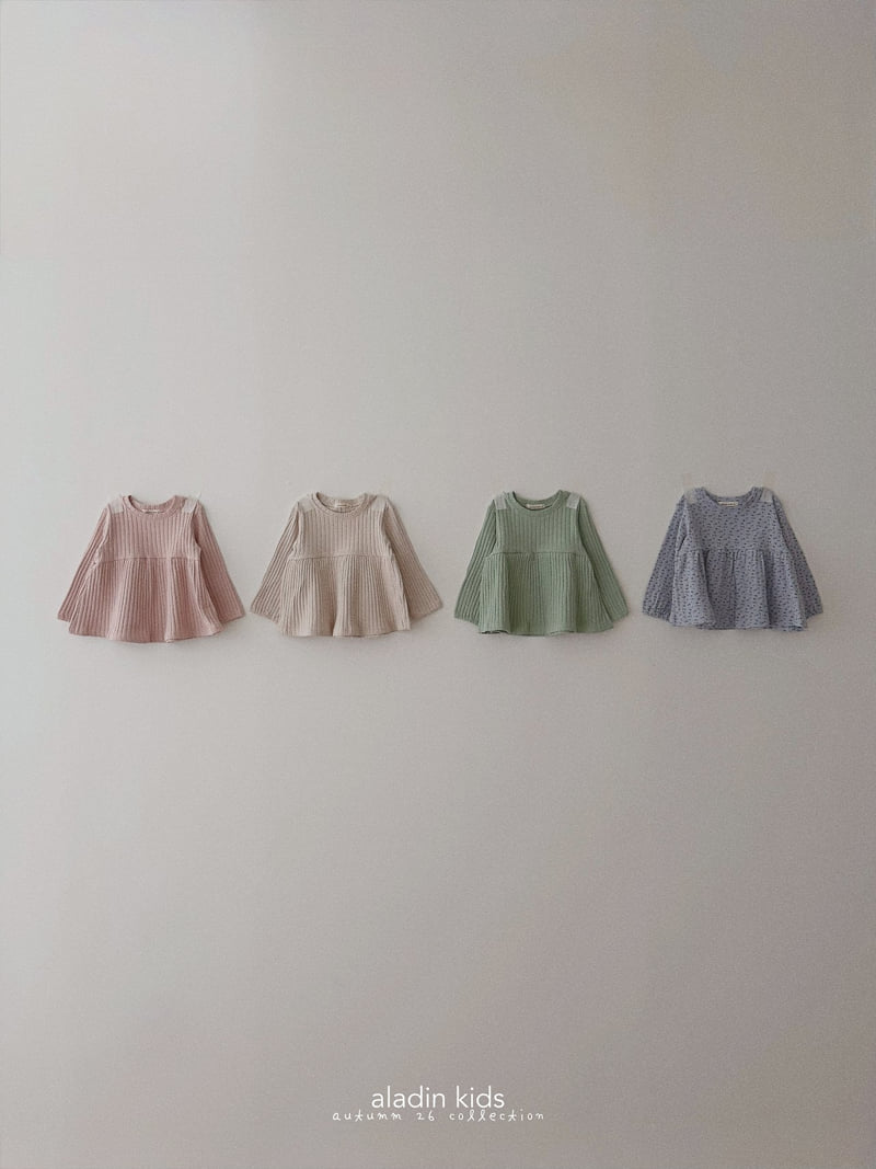 Aladin - Korean Children Fashion - #minifashionista - Mood Rib Blouse
