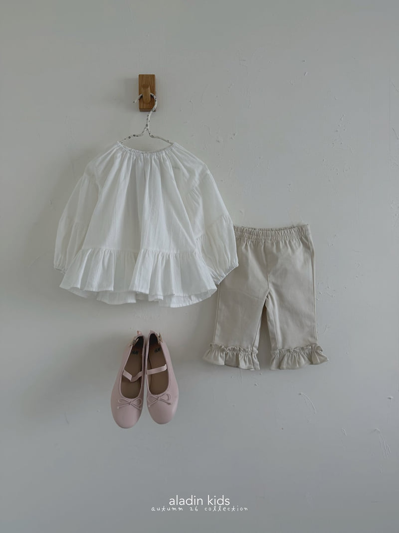 Aladin - Korean Children Fashion - #minifashionista - Capri Frill Pants - 7