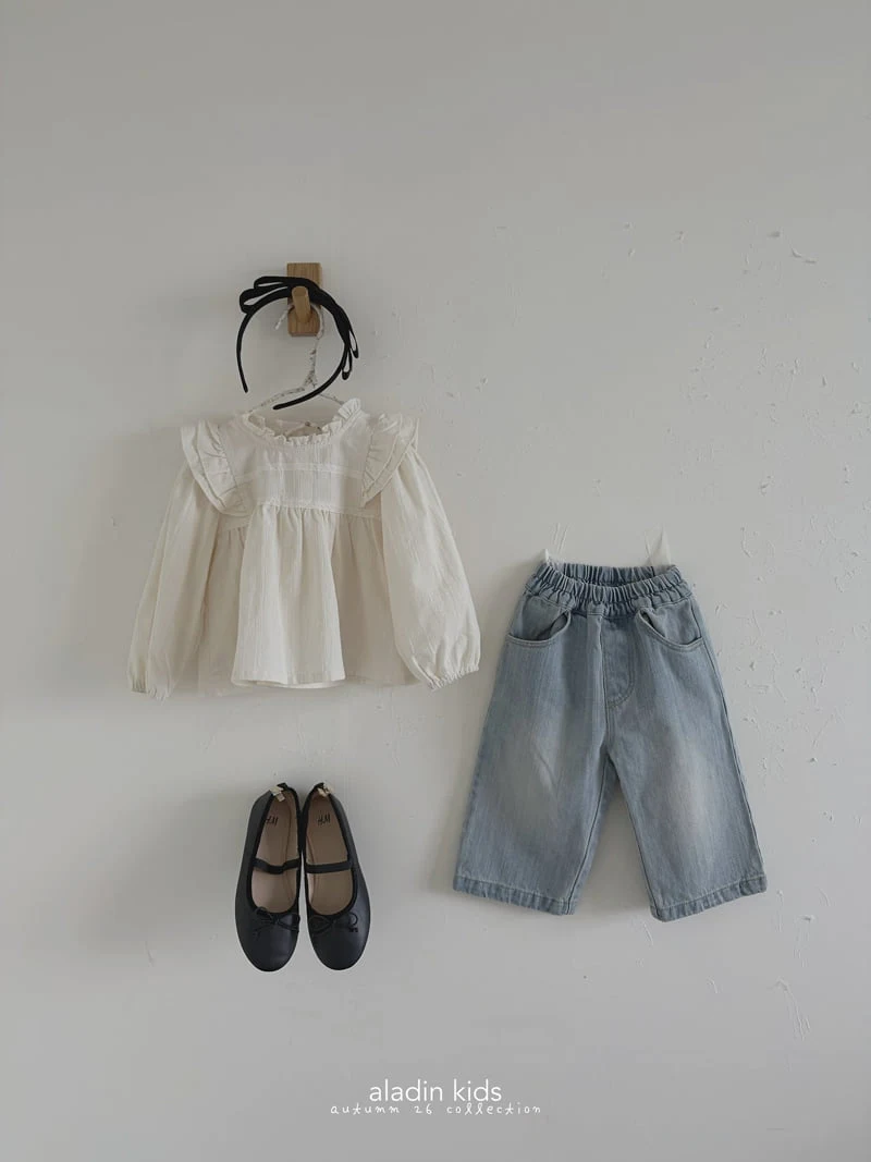 Aladin - Korean Children Fashion - #prettylittlegirls - Lace Wing Blouse - 8