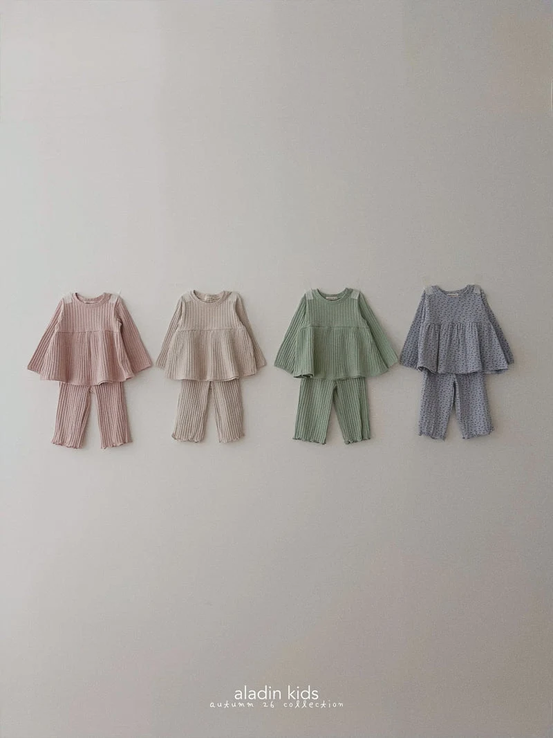 Aladin - Korean Children Fashion - #prettylittlegirls - Mood Rib Blouse - 2
