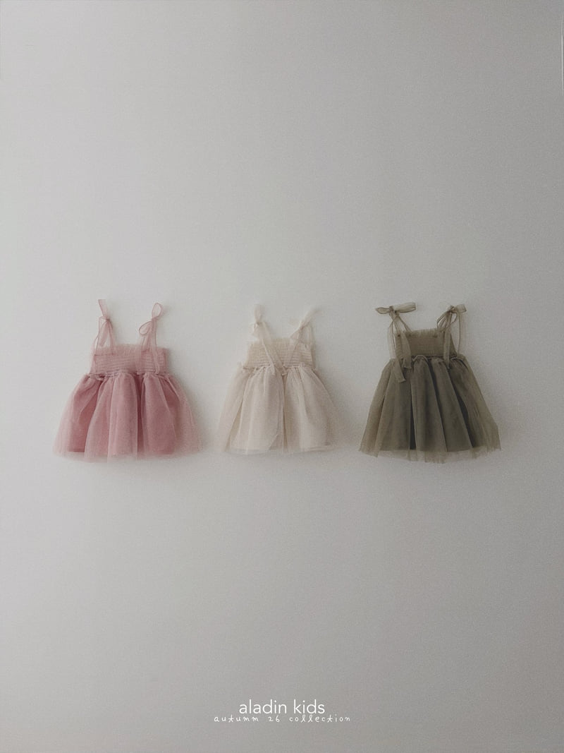 Aladin - Korean Children Fashion - #stylishchildhood - Smocked Cha One-piece