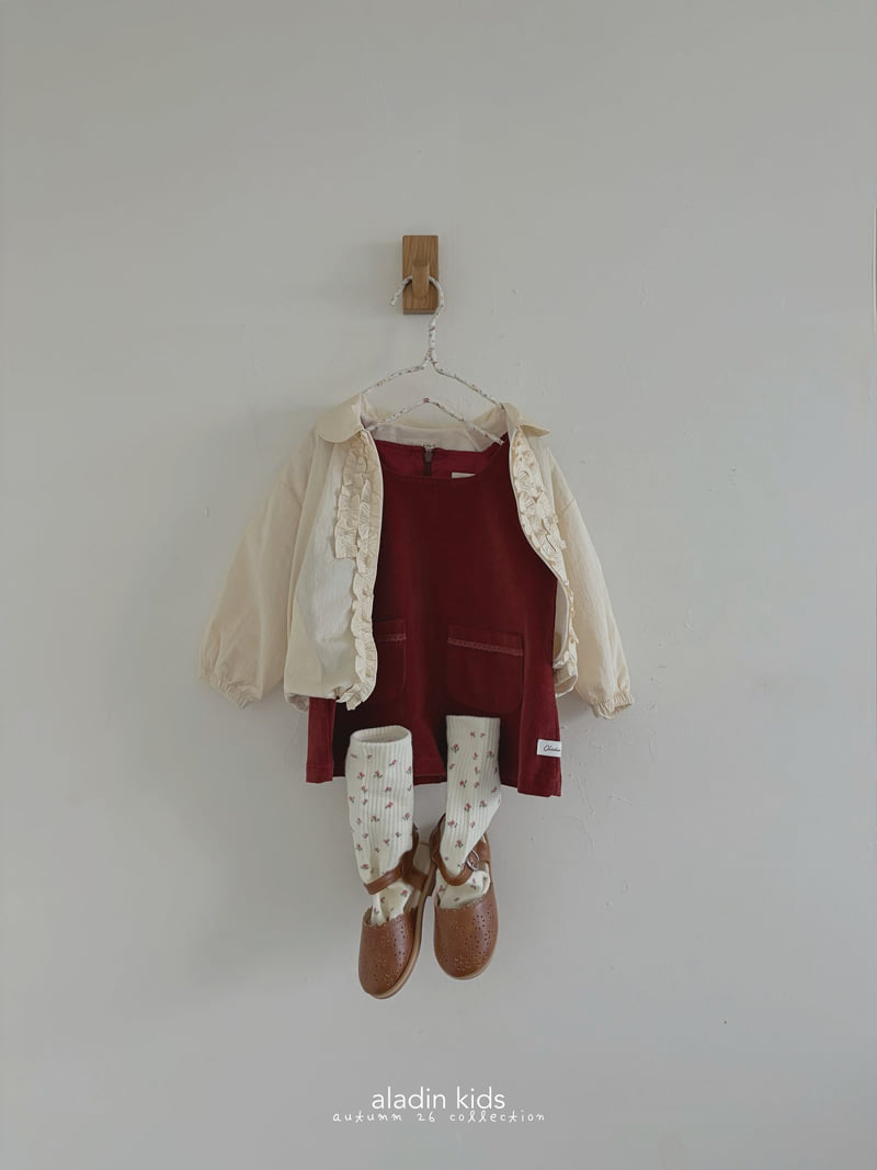 Aladin - Korean Children Fashion - #todddlerfashion - Lovely Vest One-piece - 12