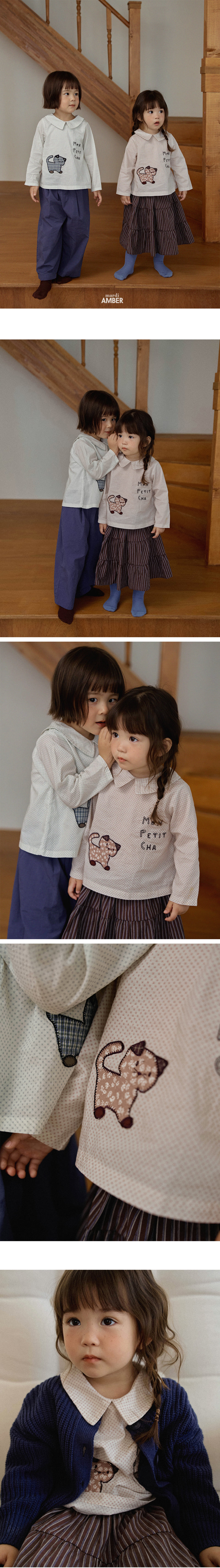 Amber - Korean Children Fashion - #childofig - Cha Cha Collar Blouse - 2