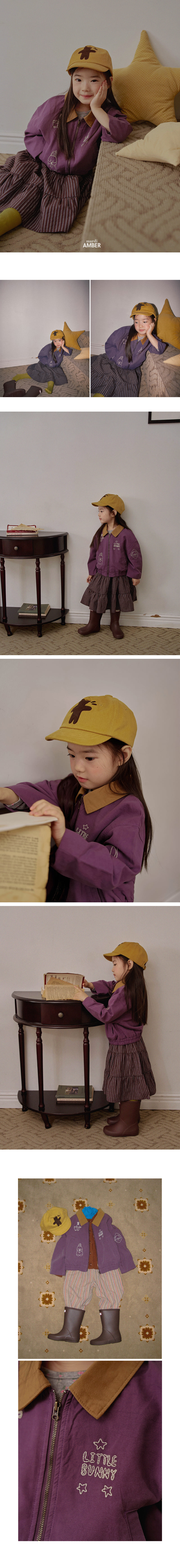 Amber - Korean Children Fashion - #designkidswear - Little Bunny Blouson - 2
