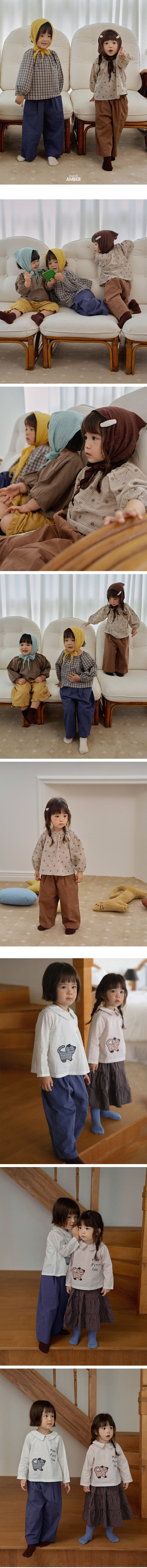 Amber - Korean Children Fashion - #kidsshorts - Cotton Wide Pants - 2