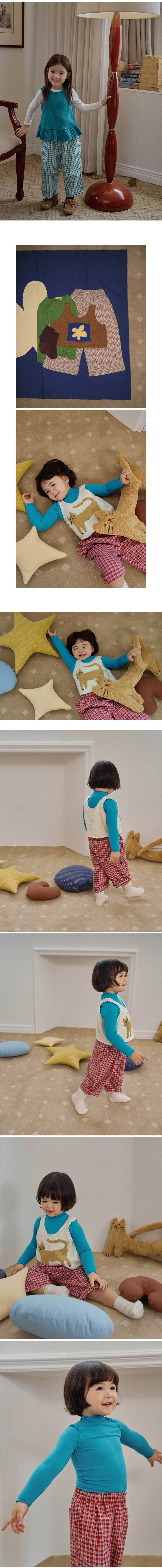 Amber - Korean Children Fashion - #kidsstore - Fall Checkered Pants - 3