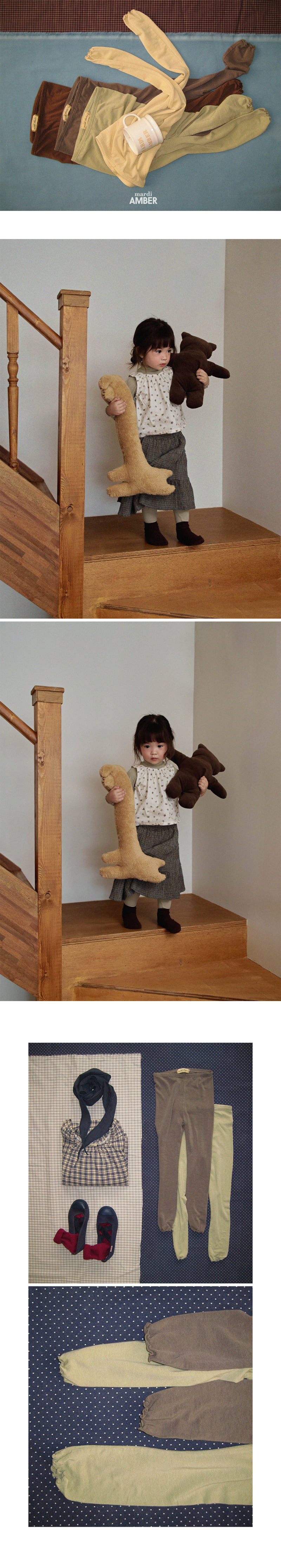 Amber - Korean Children Fashion - #kidsstore - Chouchou Leggings - 2