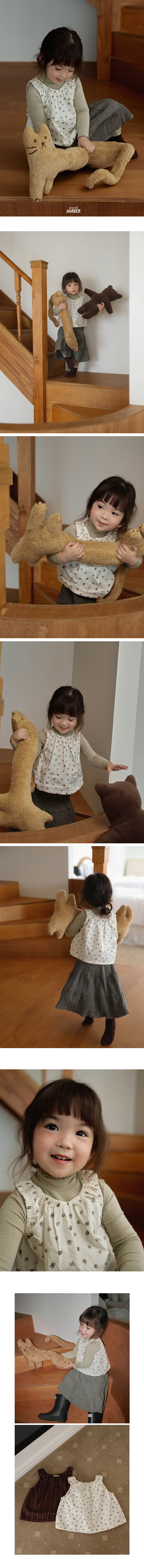 Amber - Korean Children Fashion - #littlefashionista - Czecho Shirring Sleeveless - 2