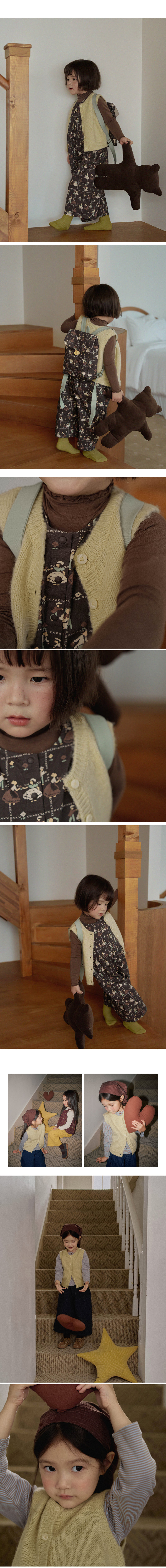 Amber - Korean Children Fashion - #littlefashionista - Cloud Knit Vest - 3