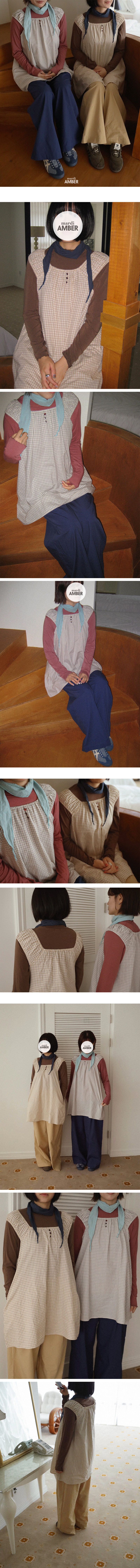 Amber - Korean Women Fashion - #momslook - Adult Vince Check Dress - 2