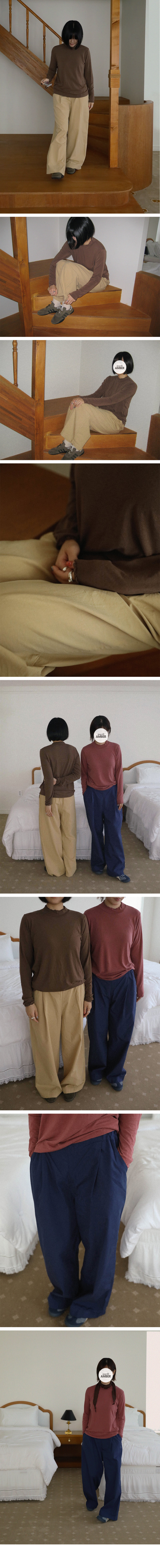 Amber - Korean Women Fashion - #womensfashion - Adult Cotton Wide Pants - 3