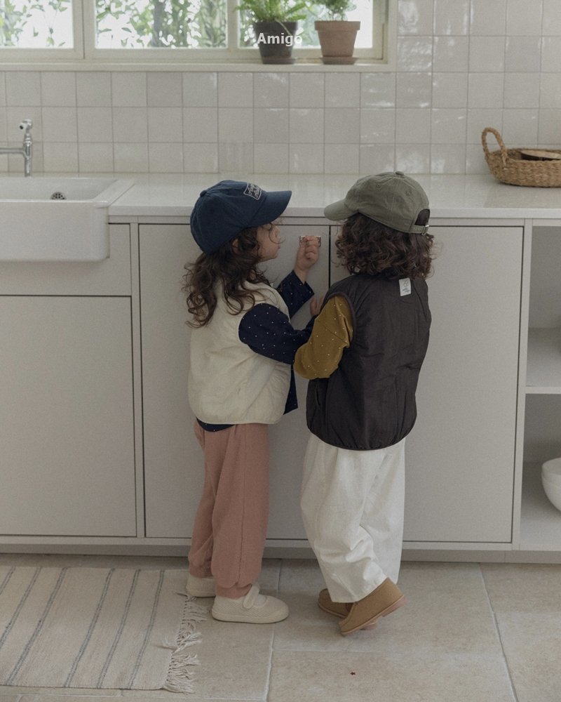 Amigo - Korean Children Fashion - #kidzfashiontrend - Twill Basic Pants - 4