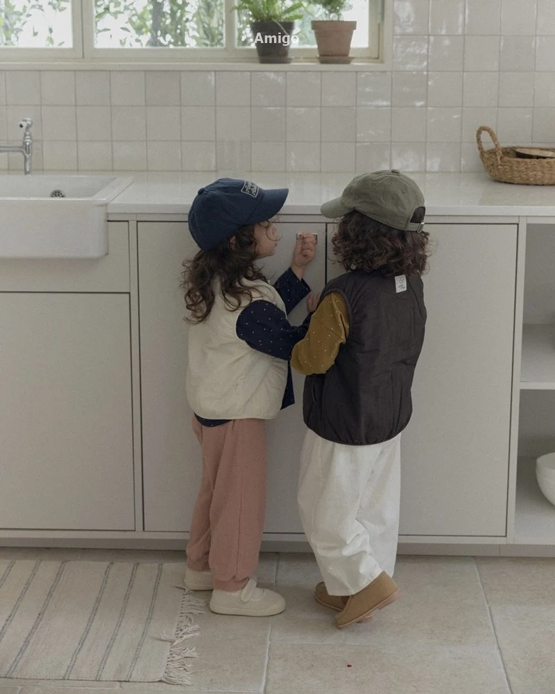 Amigo - Korean Children Fashion - #Kfashion4kids - Dot Binding Tee - 6