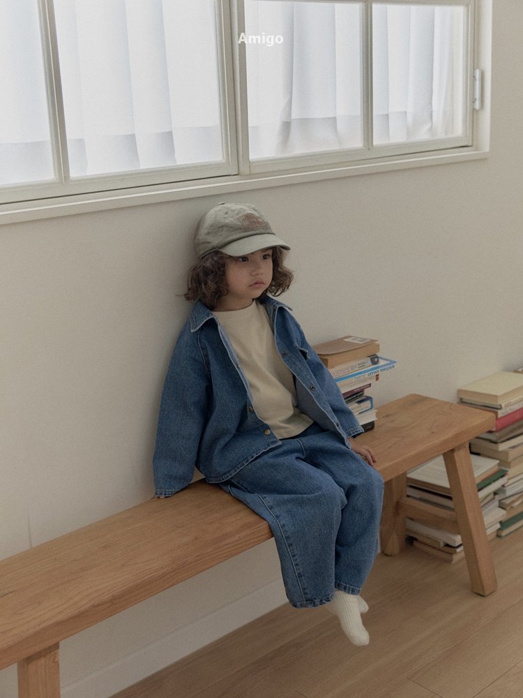 Amigo - Korean Children Fashion - #childofig - Amigo Binding Tee - 2