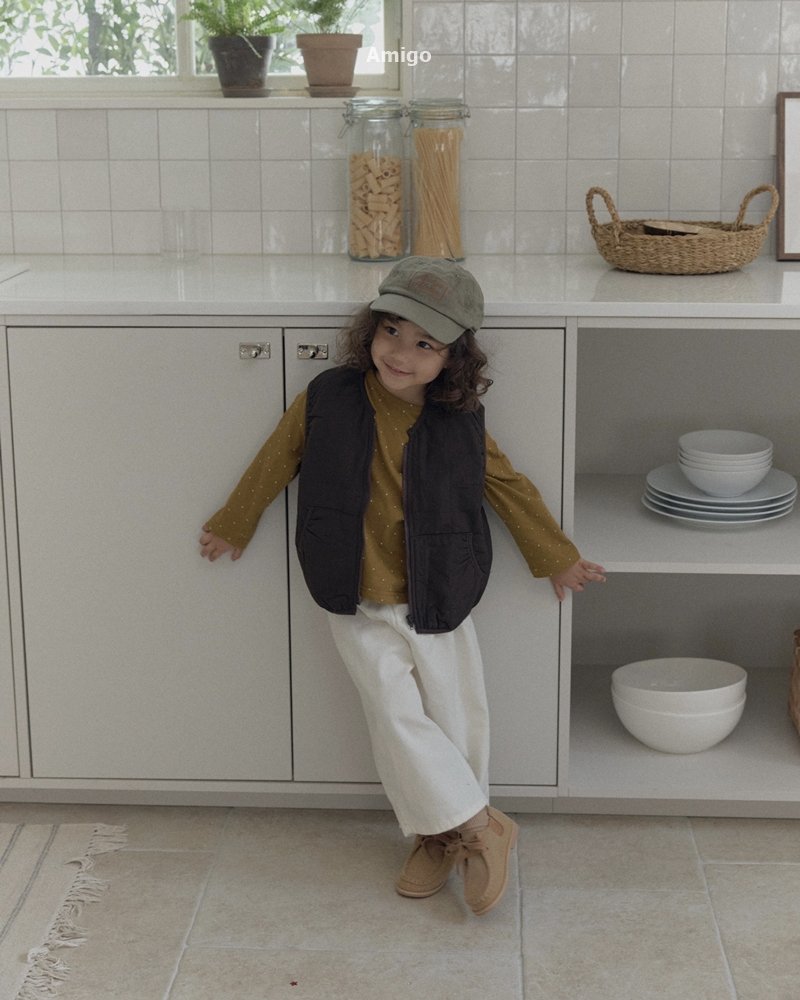 Amigo - Korean Children Fashion - #childofig - Valen Quilted Vest - 5