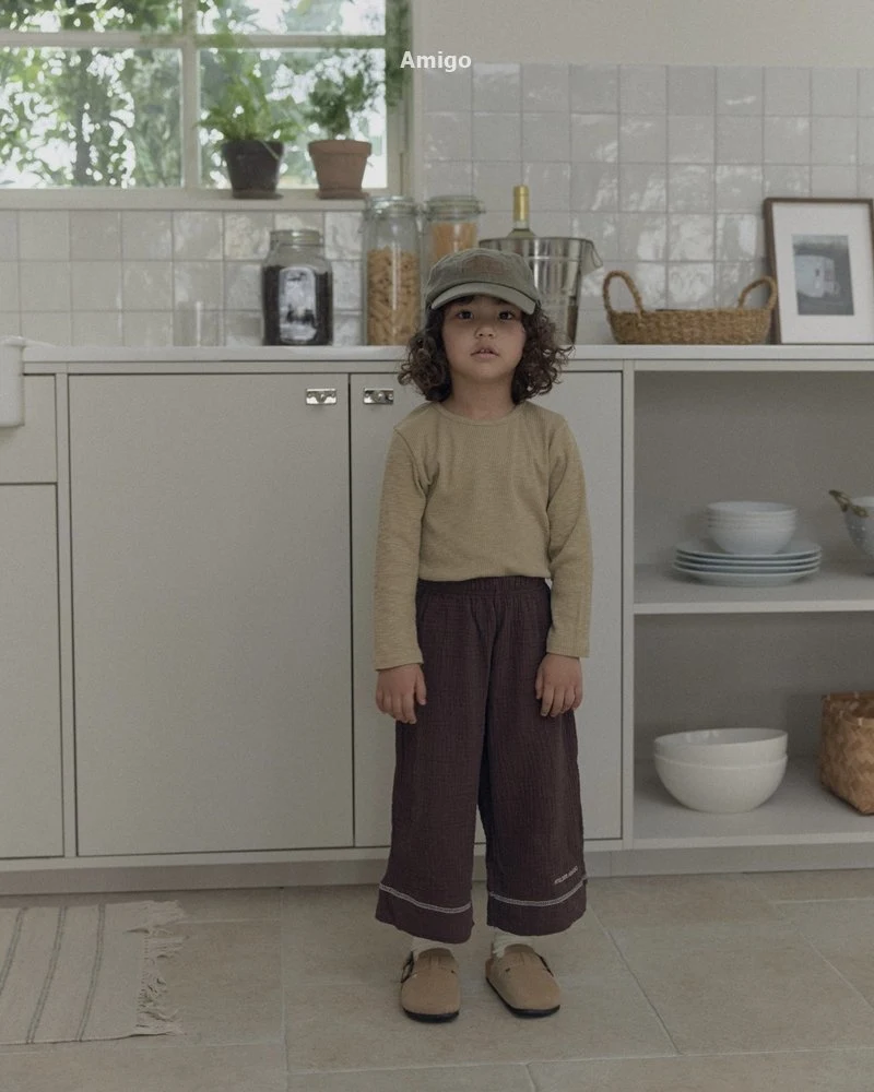 Amigo - Korean Children Fashion - #childofig - Ellie Ribbed Tee - 5
