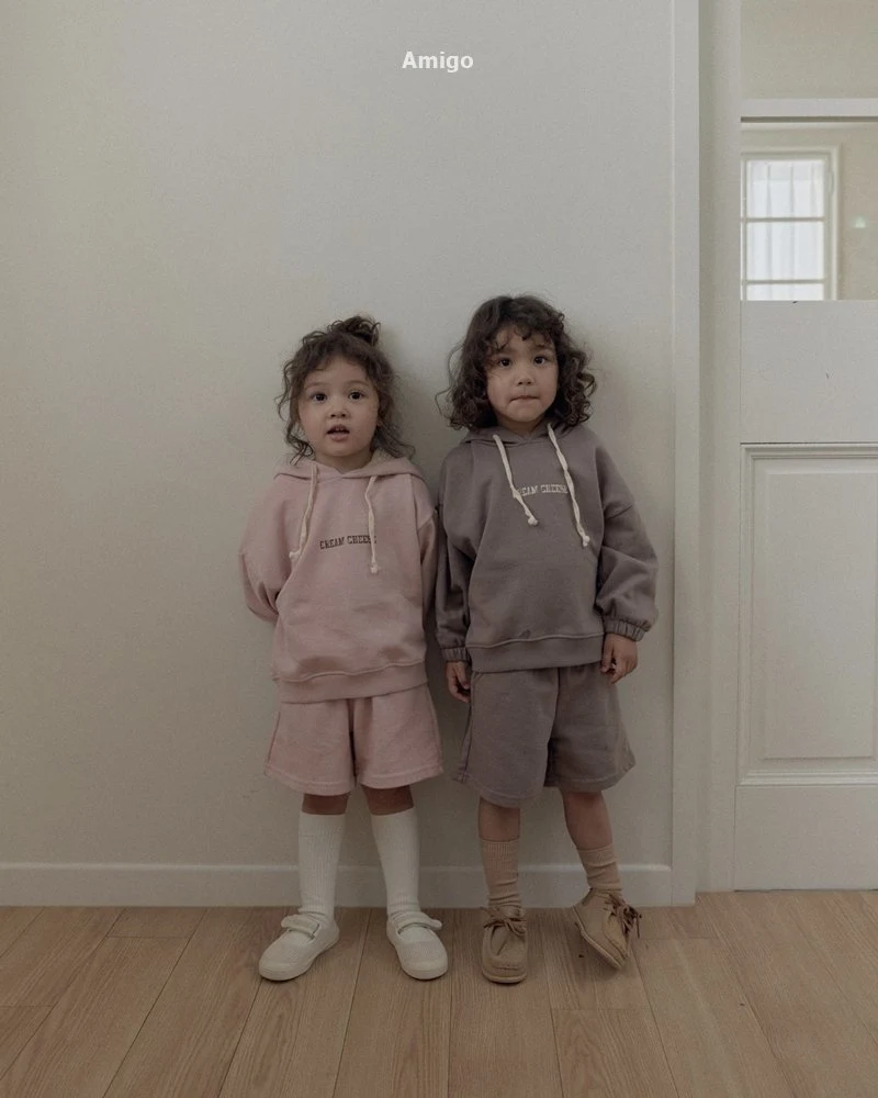 Amigo - Korean Children Fashion - #childofig - Cheese Hoodie - 4