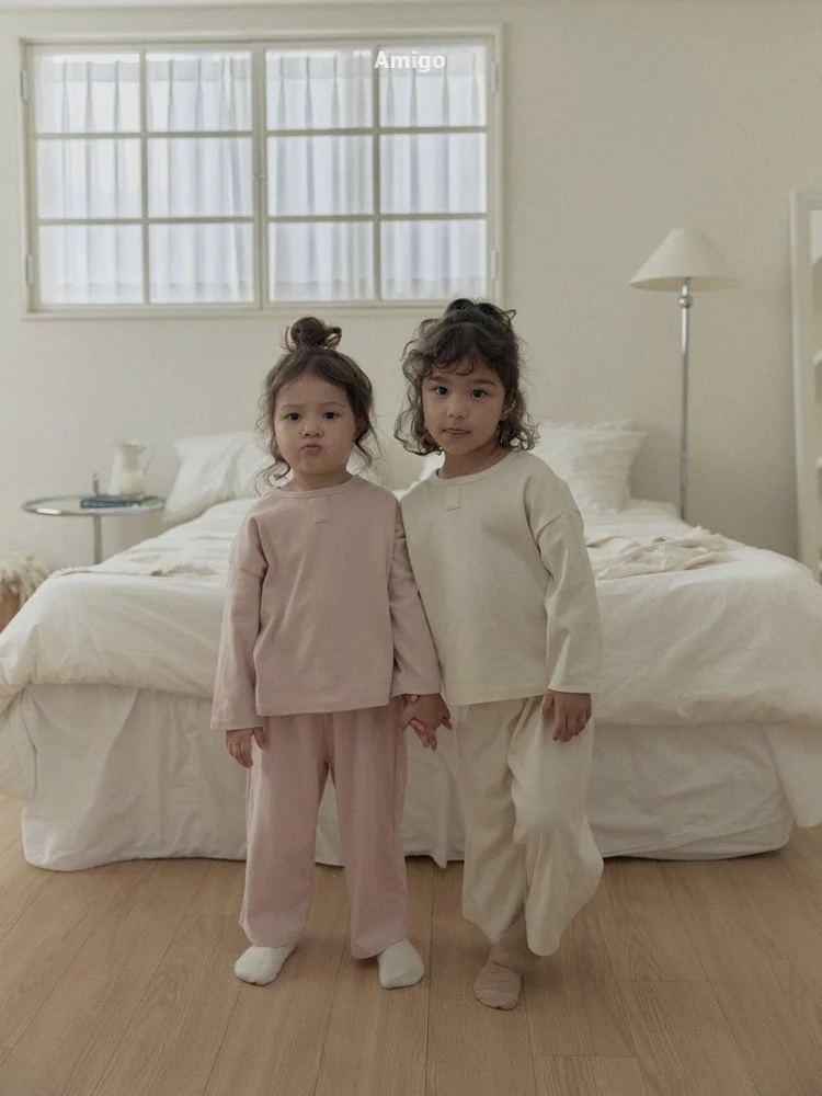 Amigo - Korean Children Fashion - #childrensboutique - Amigo Top & Bottom Set - 10