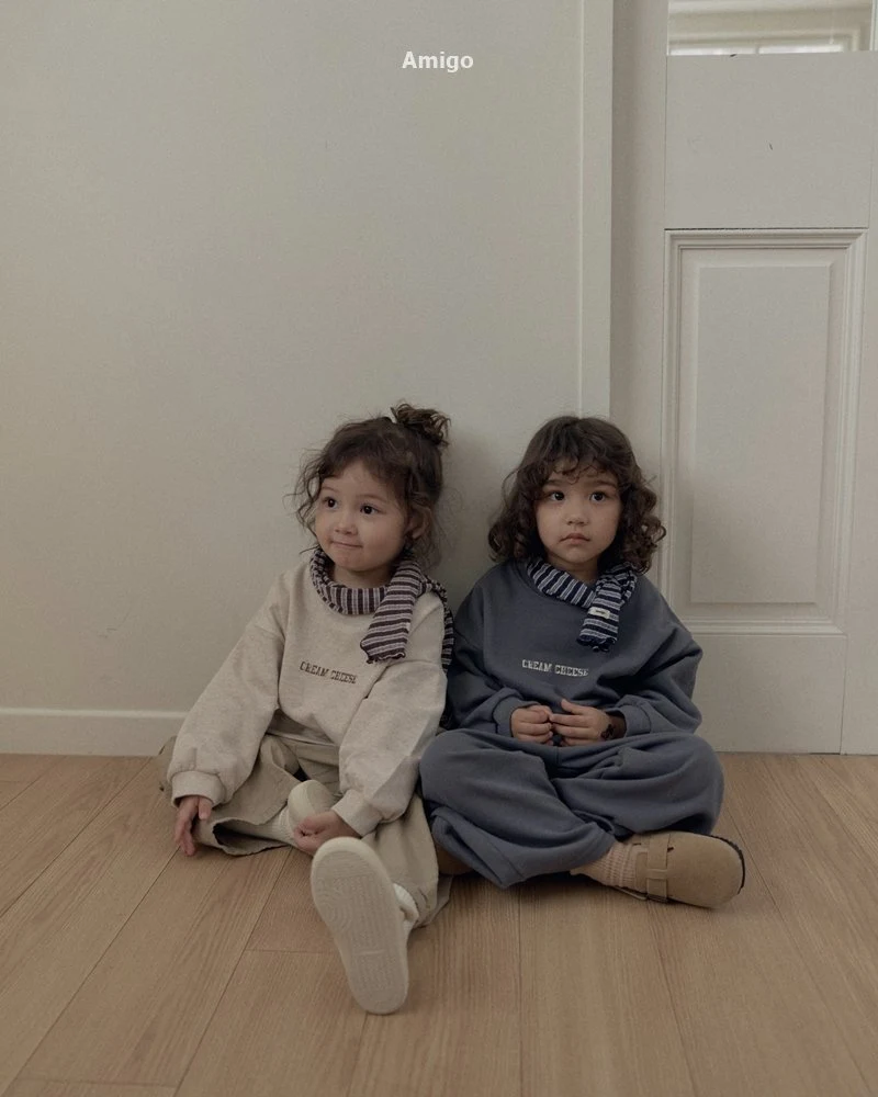 Amigo - Korean Children Fashion - #childrensboutique - Cheese Sweatshirt - 6