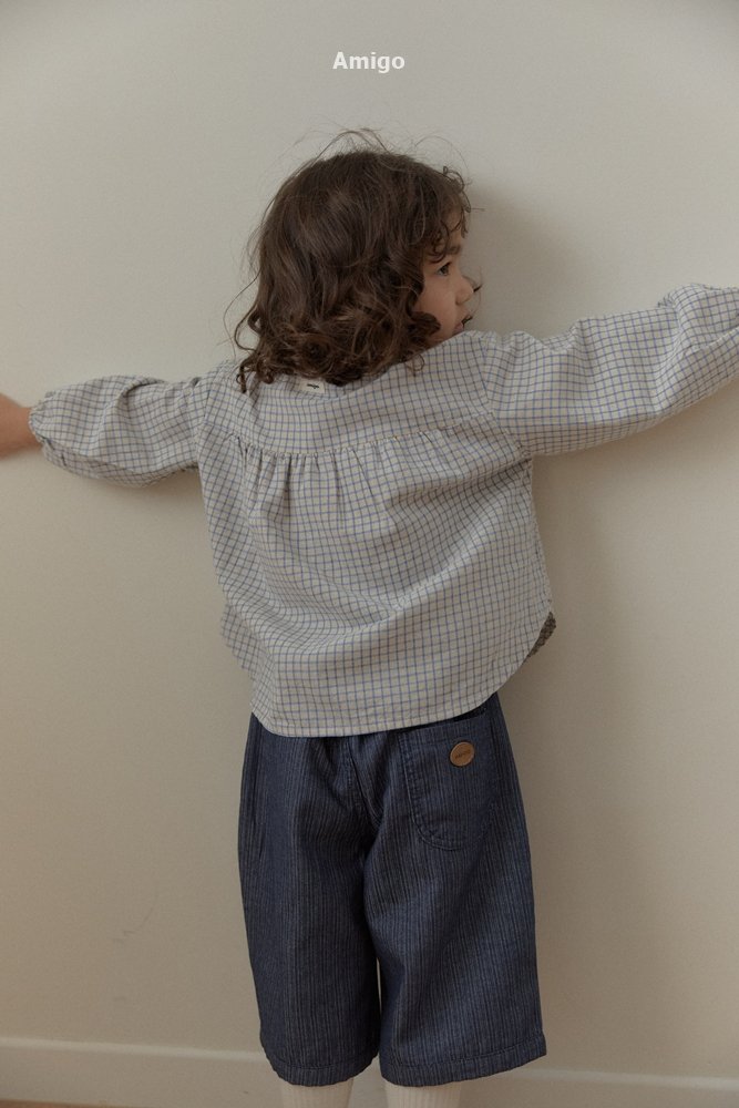 Amigo - Korean Children Fashion - #designkidswear - Square Shirring Shirt - 6