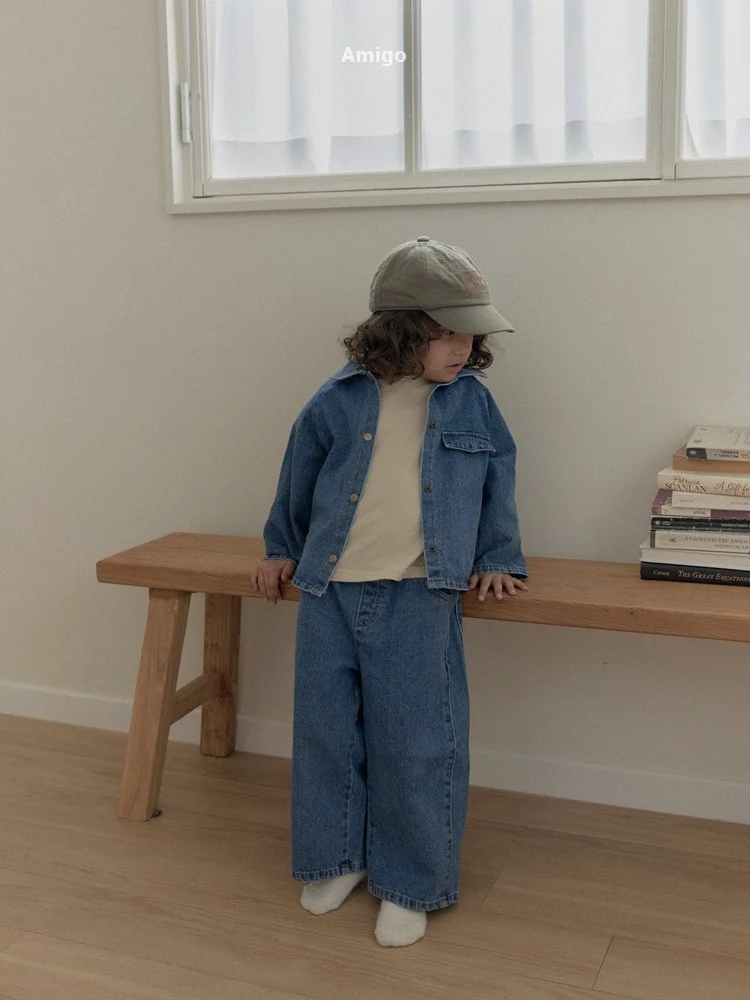 Amigo - Korean Children Fashion - #childrensboutique - Amigo Binding Tee - 4