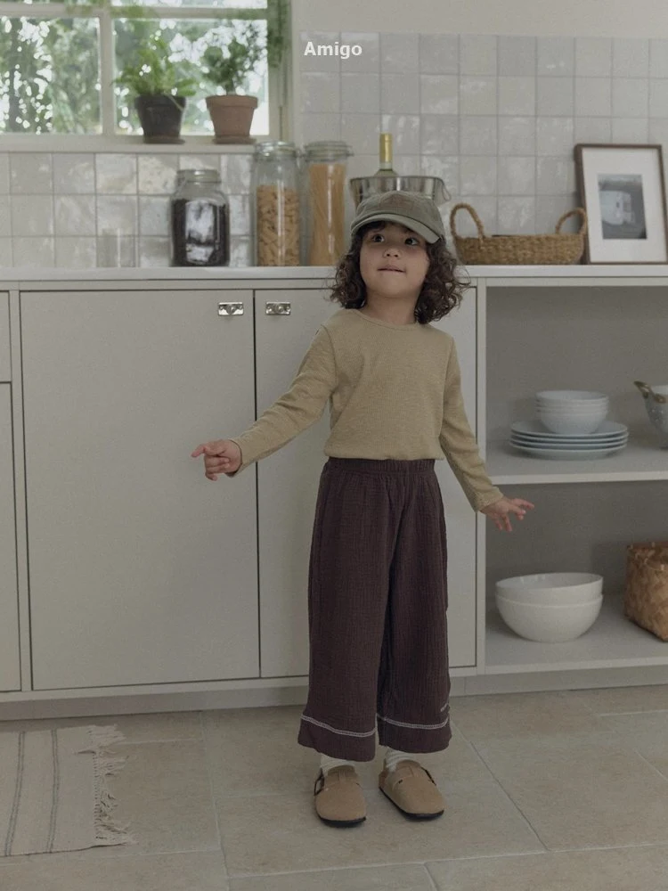 Amigo - Korean Children Fashion - #designkidswear - Ellie Ribbed Tee - 7