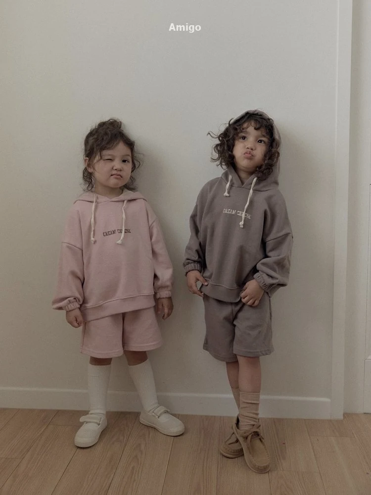 Amigo - Korean Children Fashion - #designkidswear - Cheese Hoodie - 6