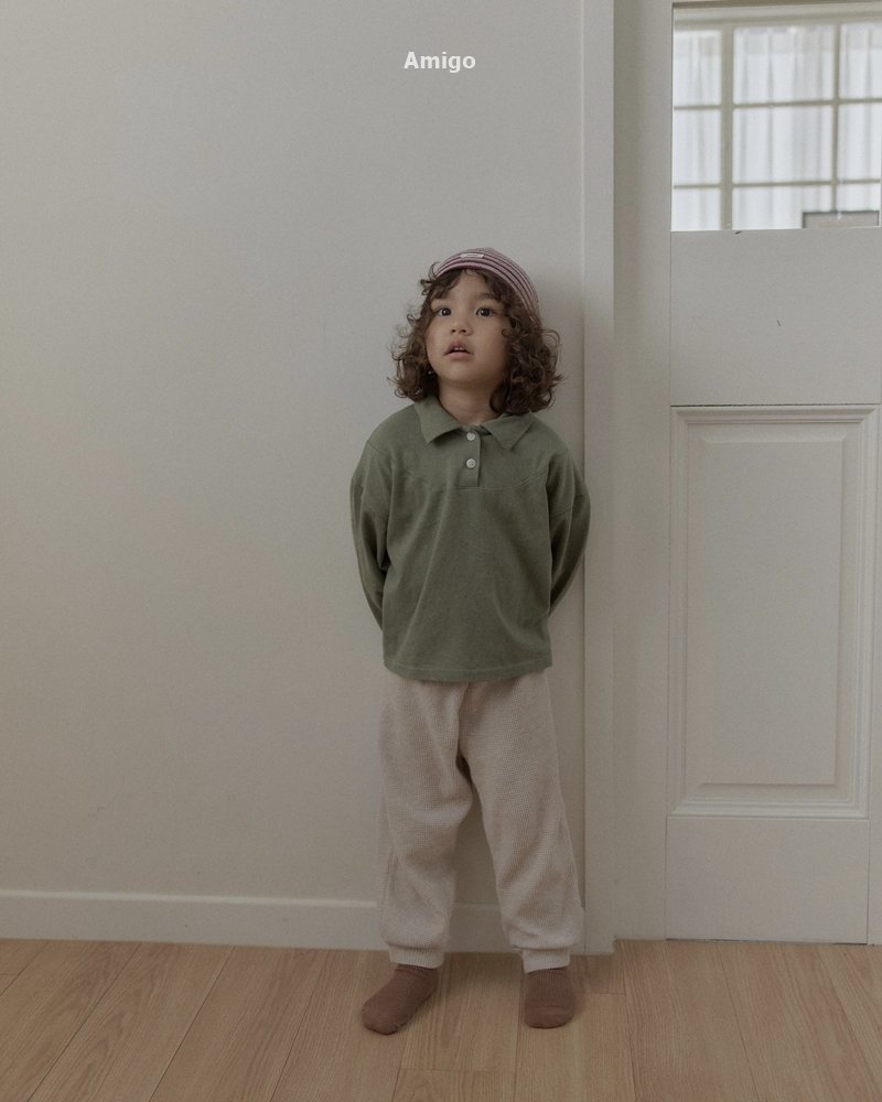 Amigo - Korean Children Fashion - #designkidswear - Haute Waffle Pants - 10