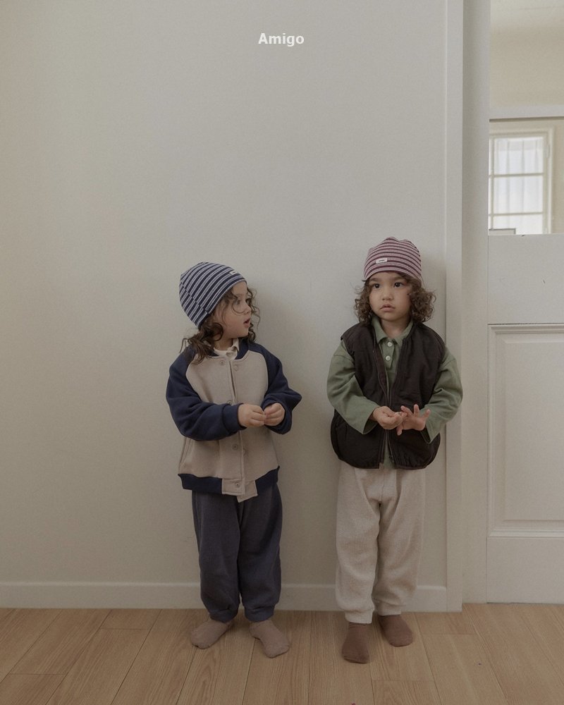 Amigo - Korean Children Fashion - #fashionkids - Baseball Jacket - 11