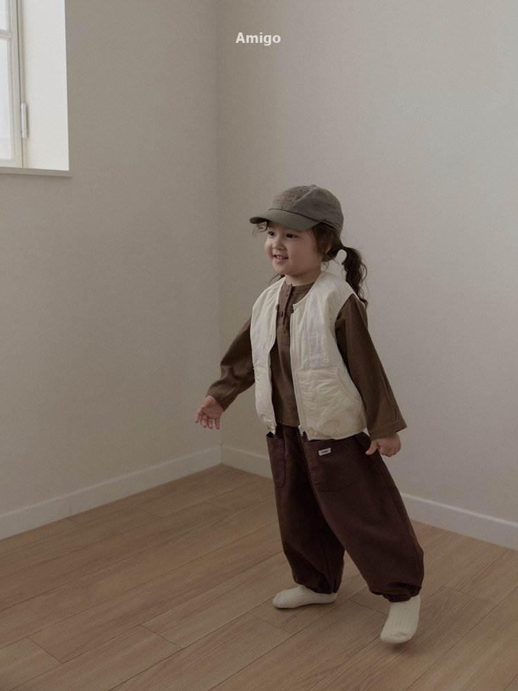 Amigo - Korean Children Fashion - #kidsstore - Valen Quilted Vest - 12