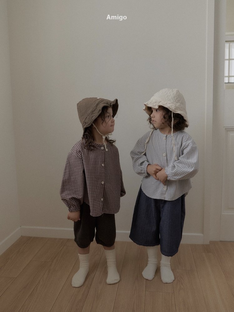 Amigo - Korean Children Fashion - #kidsstore - Herringbone Denim - 6