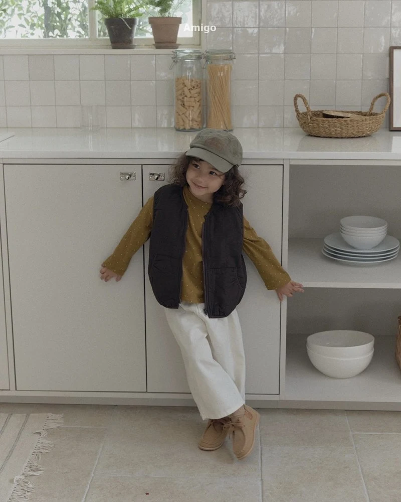 Amigo - Korean Children Fashion - #kidsstore - Twill Basic Pants - 2
