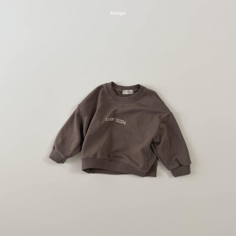 Amigo - Korean Children Fashion - #kidzfashiontrend - Cheese Sweatshirt - 12