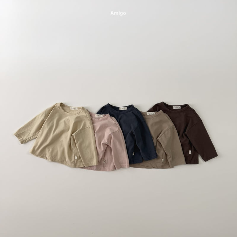 Amigo - Korean Children Fashion - #kidzfashiontrend - Amigo Binding Tee - 9