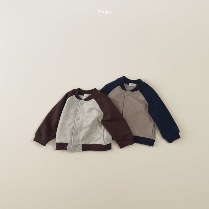 Amigo - Korean Children Fashion - #magicofchildhood - Baseball Jacket
