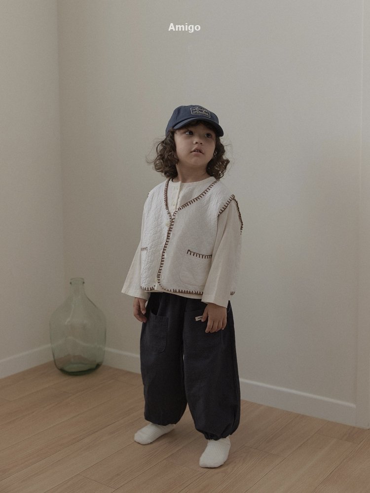 Amigo - Korean Children Fashion - #magicofchildhood - Quilted Mello Vest - 8