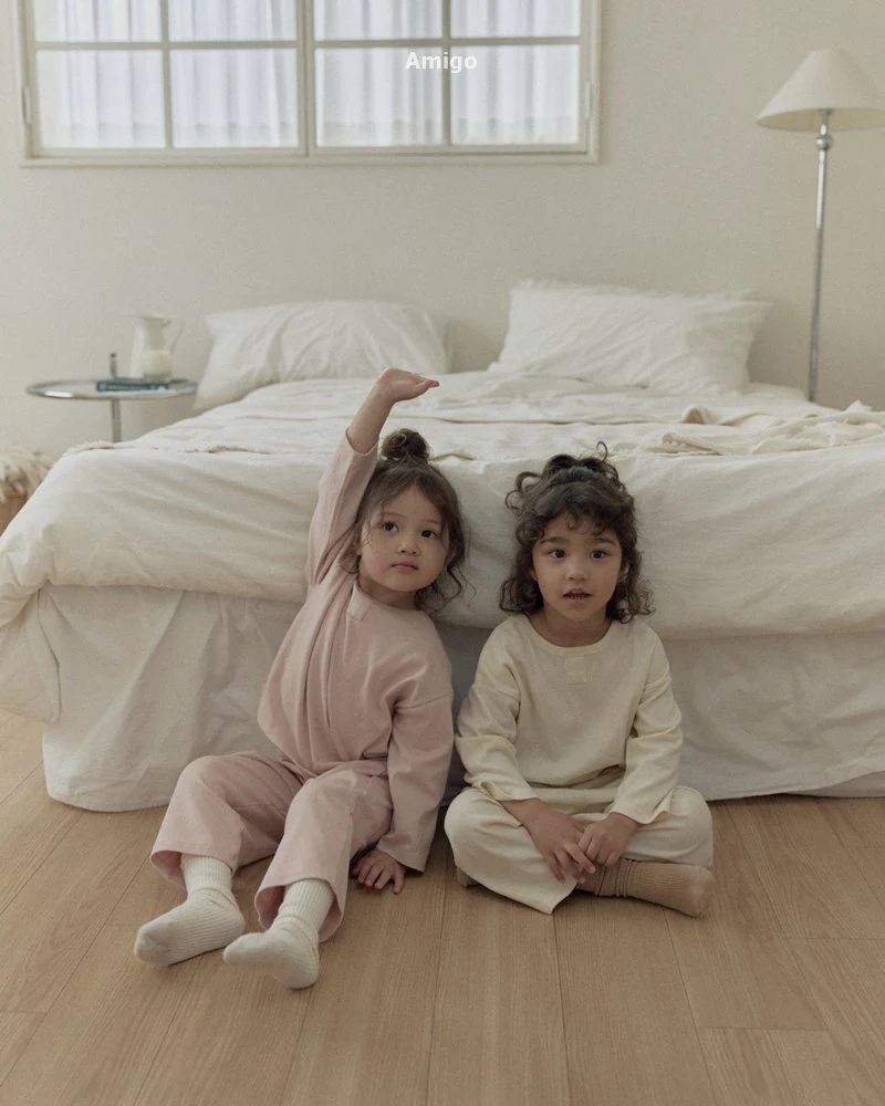 Amigo - Korean Children Fashion - #magicofchildhood - Amigo Top & Bottom Set - 4