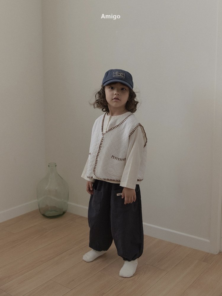 Amigo - Korean Children Fashion - #minifashionista - Natural Peach Shirt Tee - 11