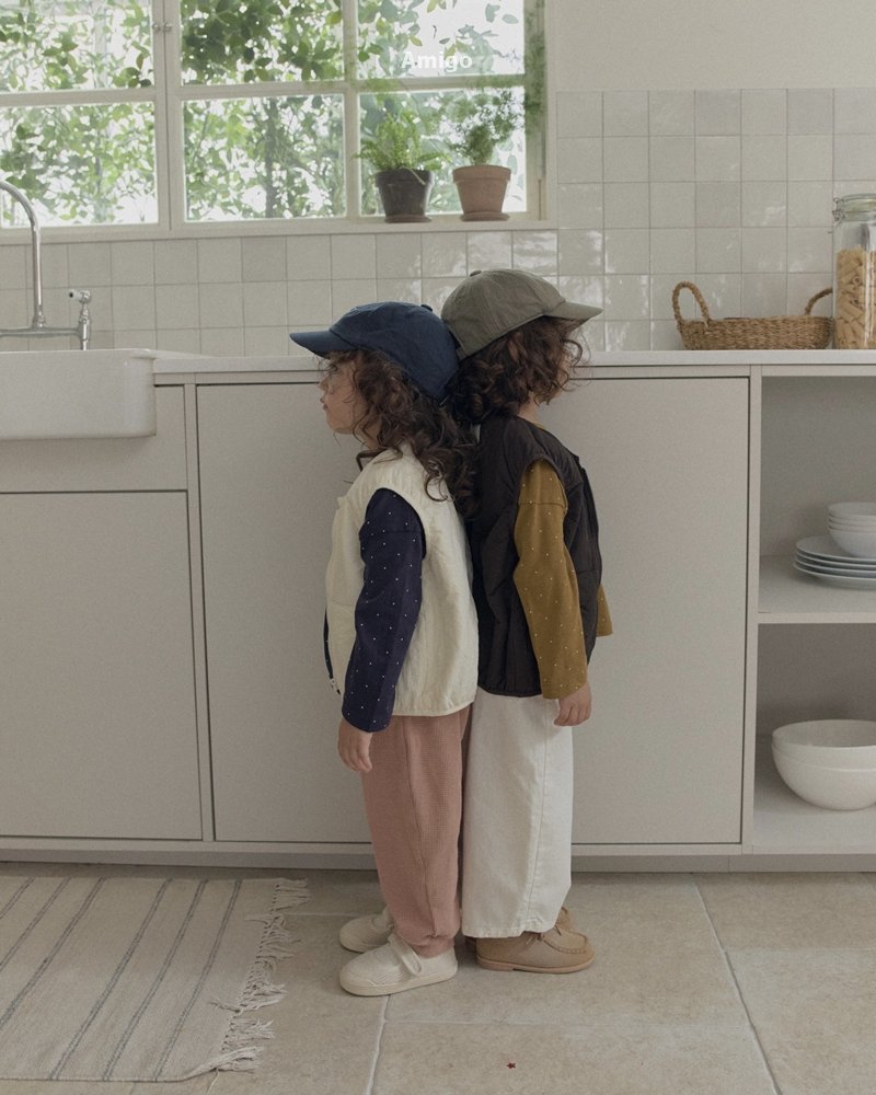 Amigo - Korean Children Fashion - #minifashionista - Valen Quilted Vest - 3