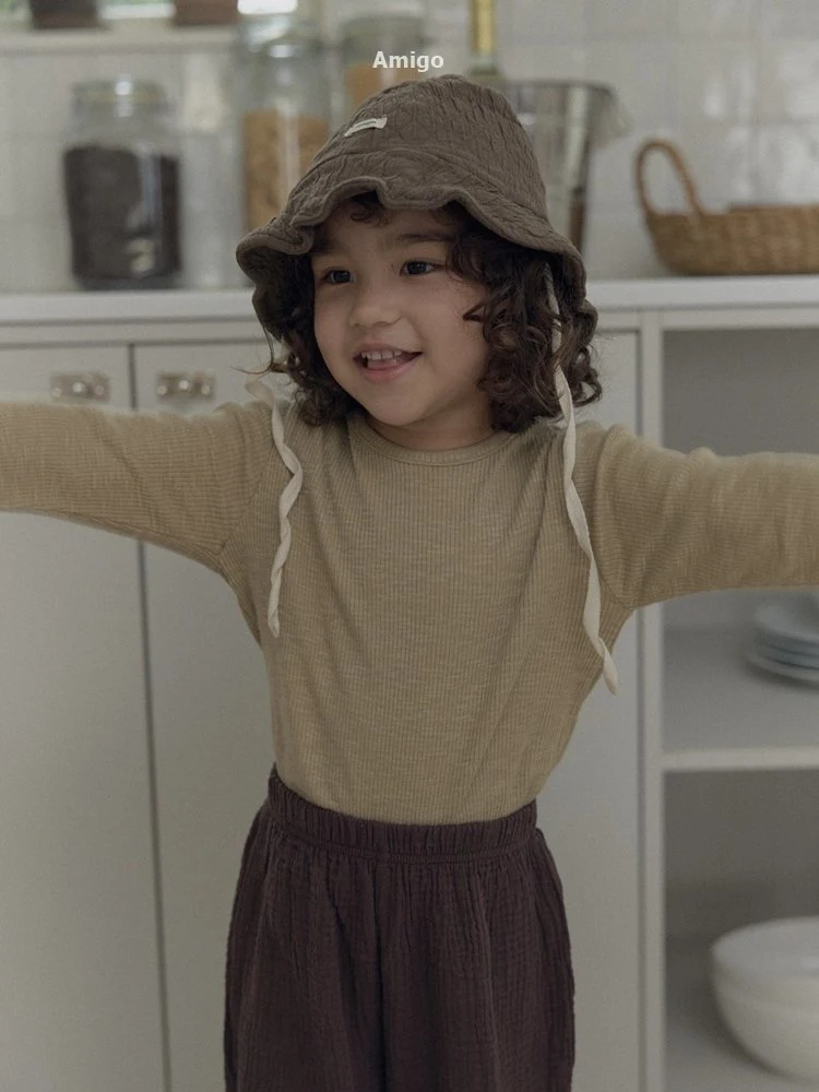 Amigo - Korean Children Fashion - #minifashionista - Ellie Ribbed Tee - 2